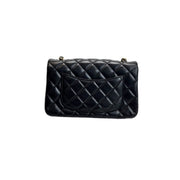 Chanel Mini Classic Flap Lambskin Black Bag - Jiaxyk